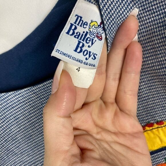 THE BAILEY BOYS Vintage Reversible Autumn dress 4T - Picture 5 of 11